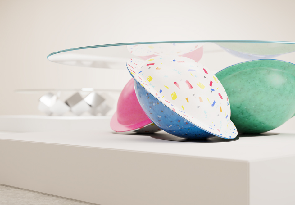 Flying Saucer Coffee Table